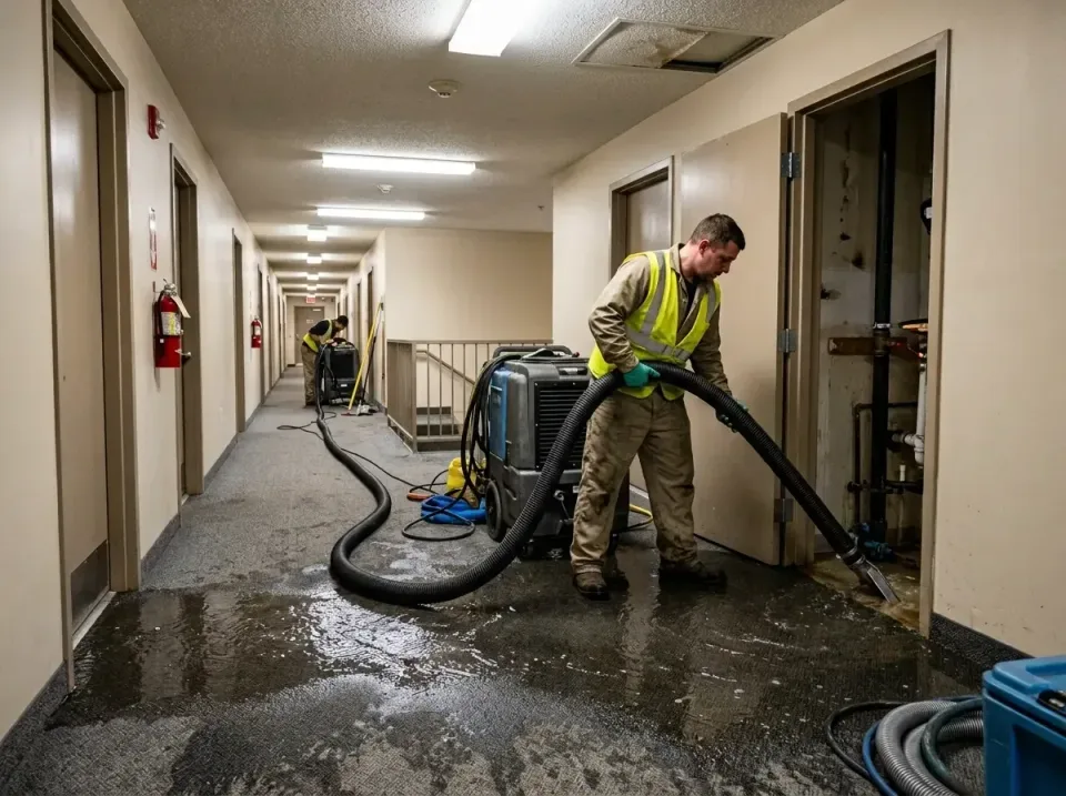multi-unit-apartment-hallway-f-005 — frequently asked questions, Emergency Burst Pipe Water Extraction & Removal in Chenango…